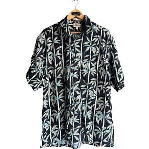 VTG Campia Moda Men's Hawaiian Aloha Tropical Beach Summer Shirt Size Large